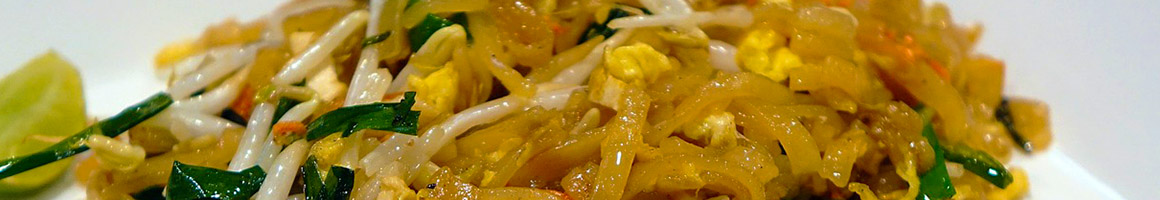 Eating Asian Fusion Thai Vegetarian at Rearn Thai Restaurant restaurant in Clayton, MO.